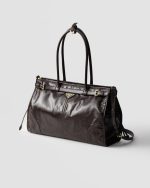 Prada Bonnie Large Leather Handbag - Image 2